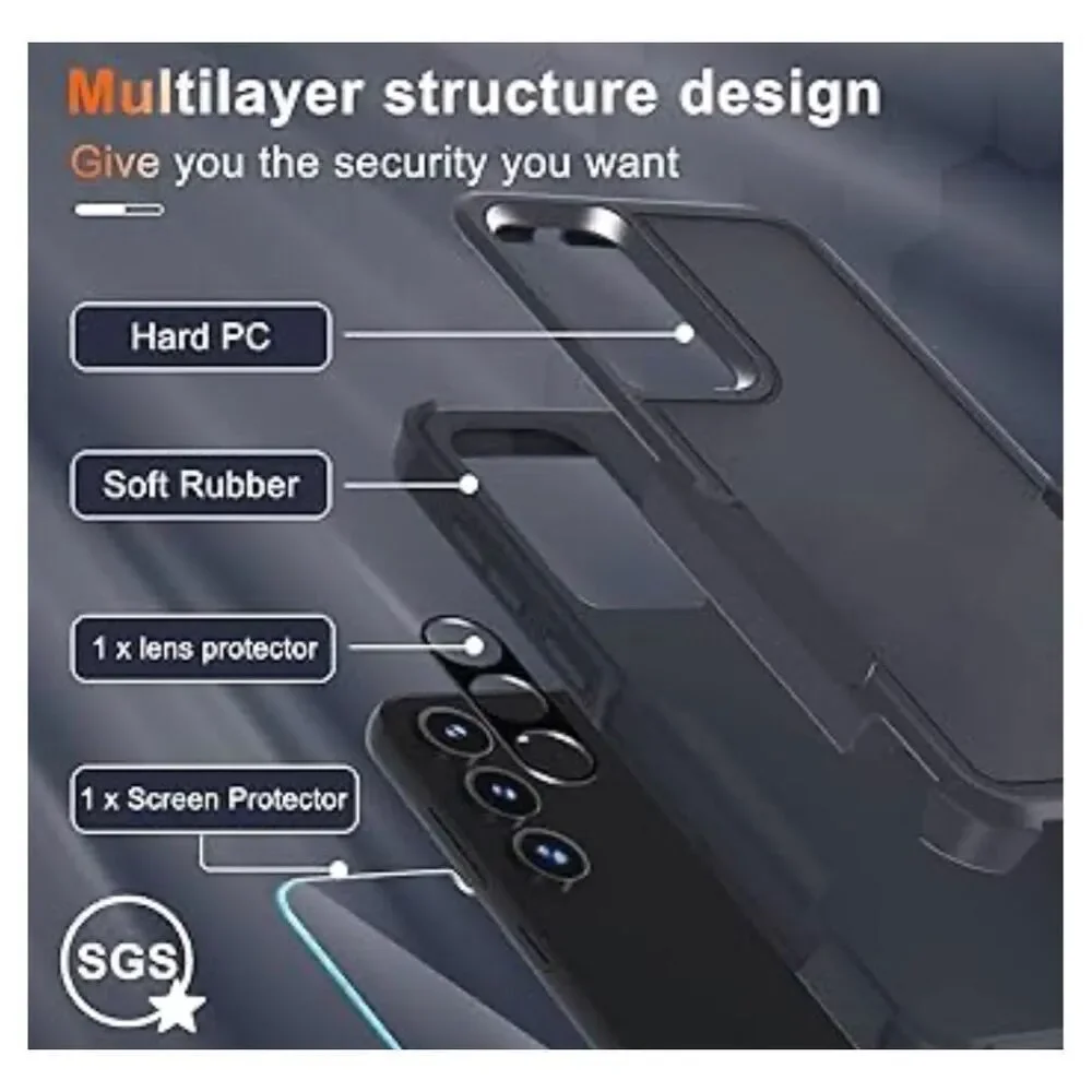 Samsung Galaxy A54‎ 5G Case with 1 Pcs Tempered Glass Screen Protector